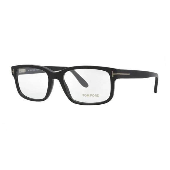 NEW TOM FORD FT5313/S 002 EYEGLASSES TF5313 002 BLACK MEN RECTANGLE EYEWEAR - Picture 1 of 3